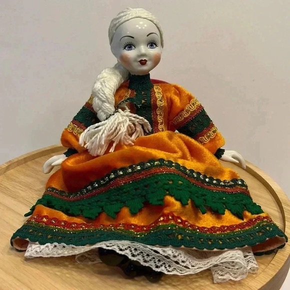 russian hand made Other - Handmade from St-Petersburg Russia Angela‎ porcelain doll excellent condition